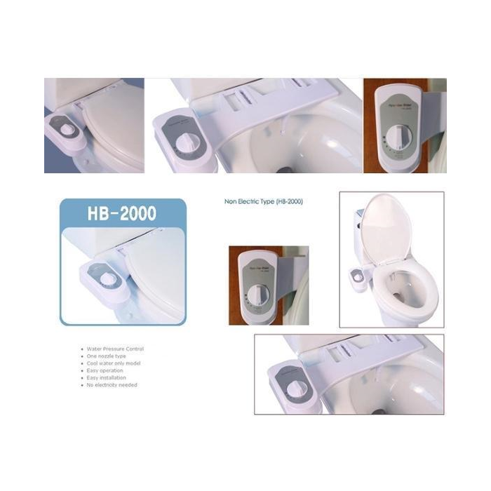Bidet - Non Electric Self Cleaning One Nozzle Cold - 1pc - Hyundae