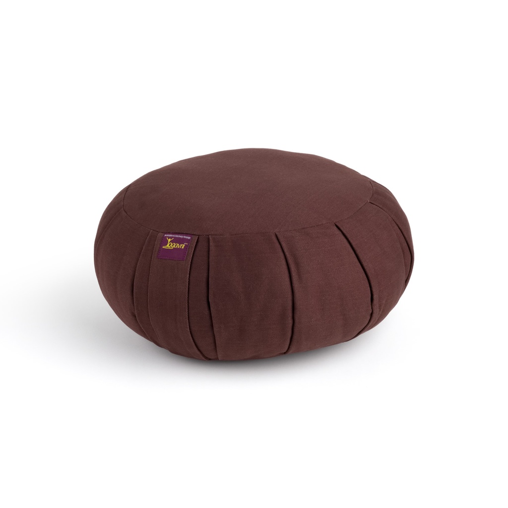 Zafu Cushion - Large Round Cotton Filled - Yogavni