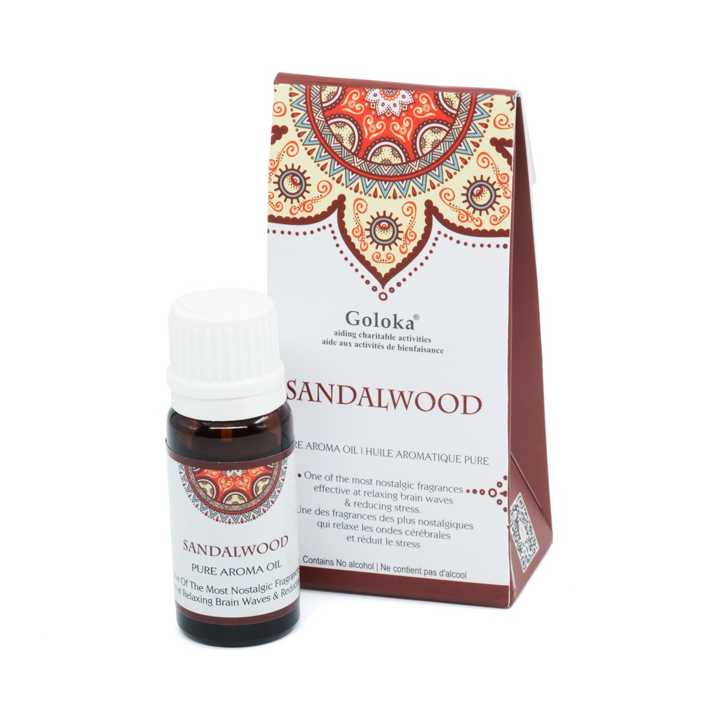 Aroma Oil - Pure Sandalwood 10ml - Goloka