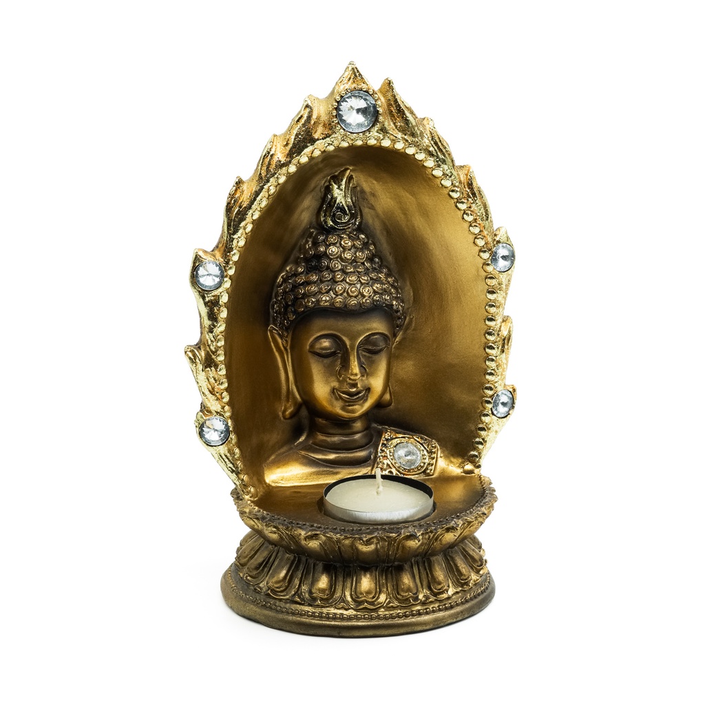 Buddha - Tealight Holder - 1pc - Yogavni