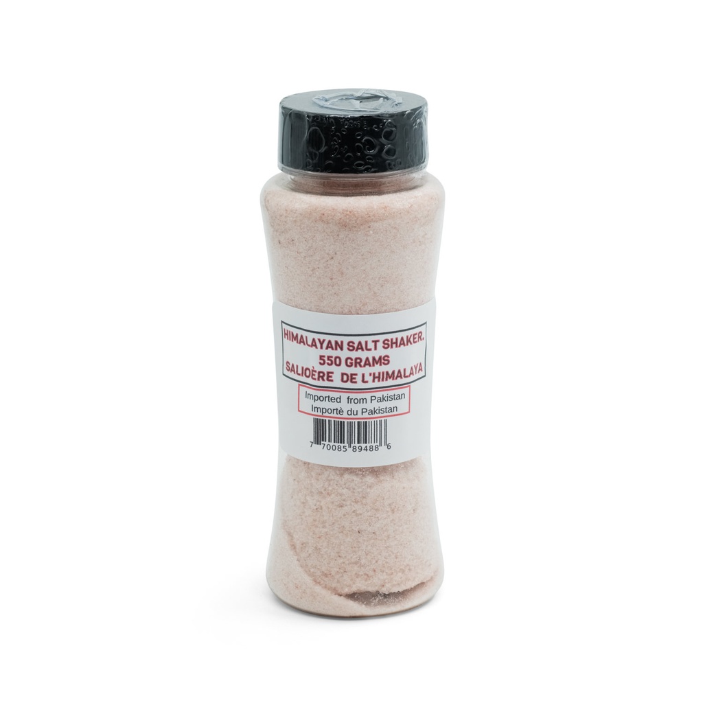 Himalayan Table Salt - Fine 550g Shaker - 1pc - Yogavni