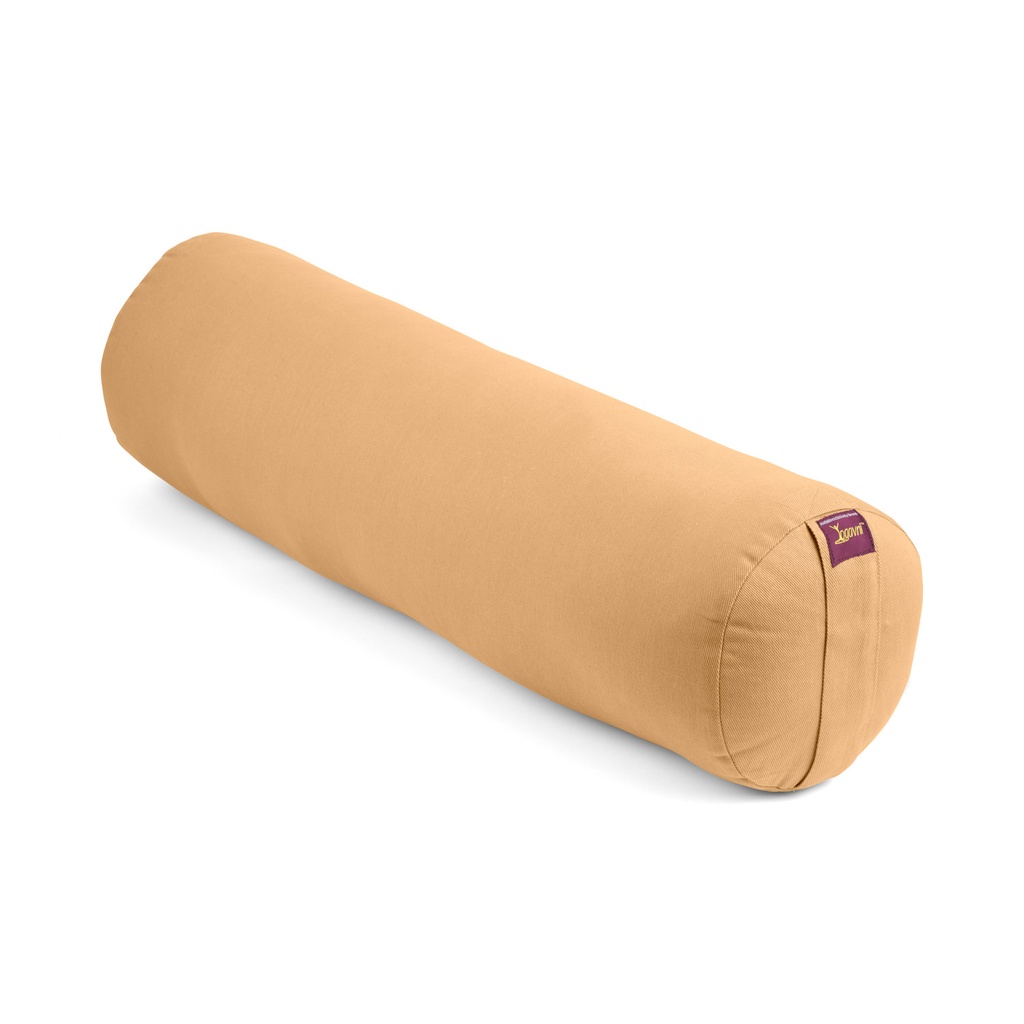 Yoga Bolster - Long Cylindrical Round Cotton Filled - Yogavni