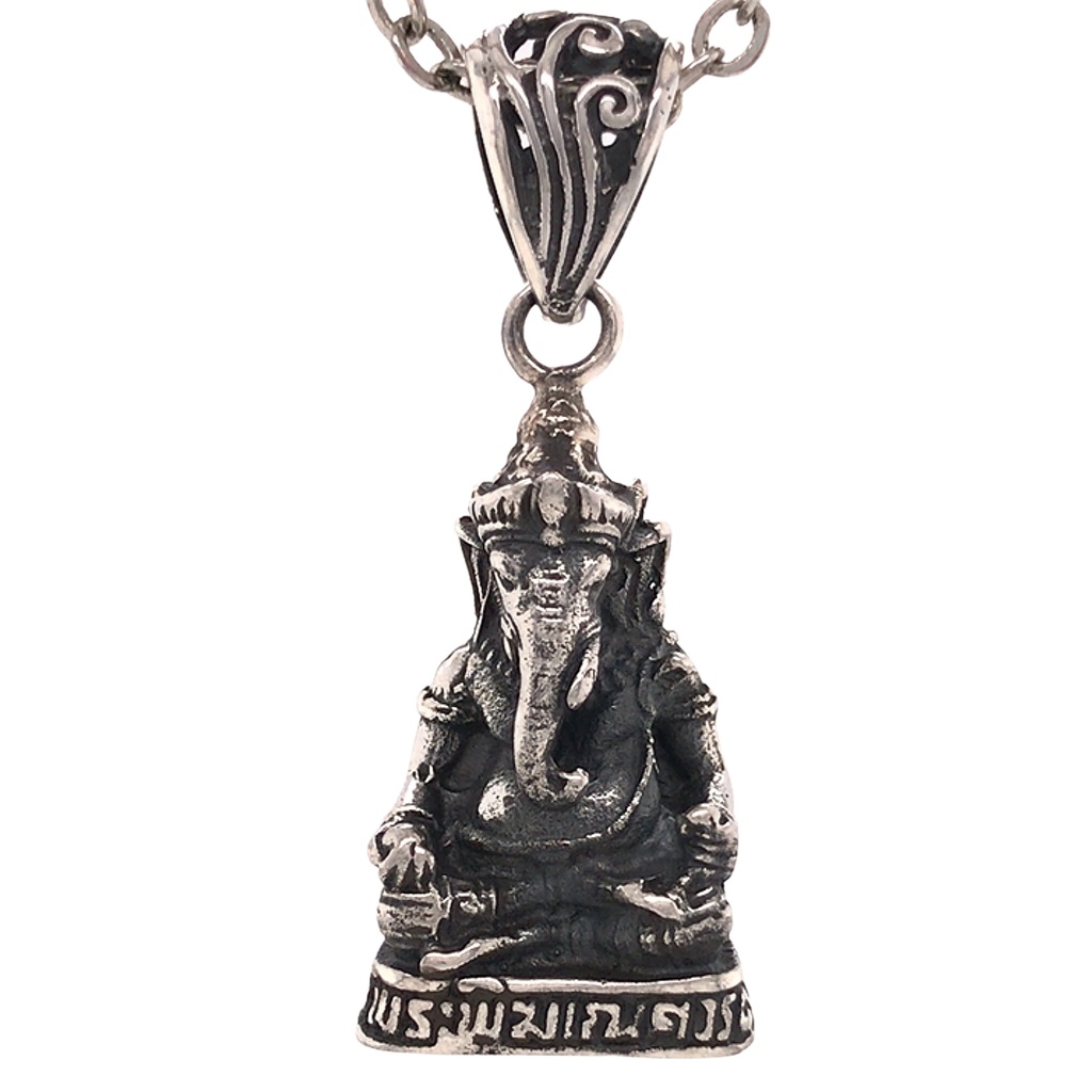 Jewellery Pendant - Ganesha - Silver - Yogavni