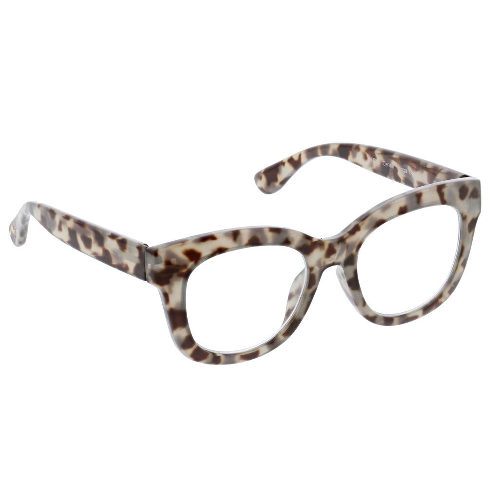 Reading Glasses - Center Stage Focus - Gray Tortoise - 1pc - Peepers