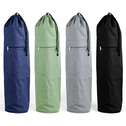 Yoga Mat Bag - Cotton Canvas Drawstring Closure - 1pc - Yogavni
