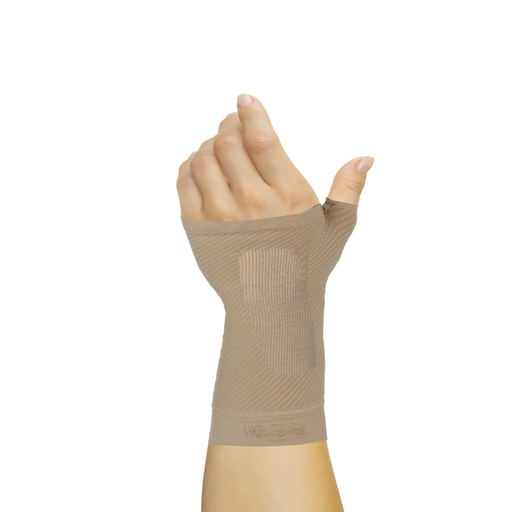[858793003940] Wrist Splint - WS6 Compression Sleeve - Natural - 1pc - OrthoSleeve