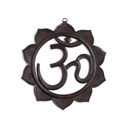 Wall Plaque - OM Symbol Inside a Lotus - Yogavni