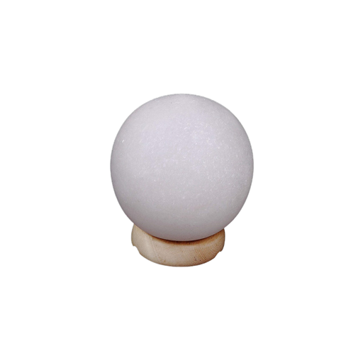 [638872908720] Himalayan Salt Lamp - Sphere White - 1pc - Yogavni 