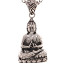 Jewellery Pendant - Meditating Buddha - Silver - Yogavni