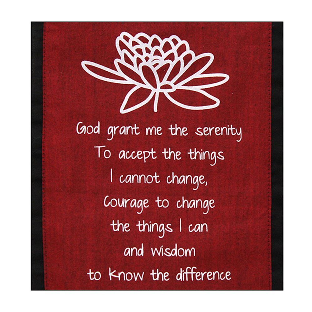 Banner - Serenity Courage &amp; Wisdom - Yogavni