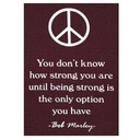 Banner - Bob Marley Inner Strength - Dark Brown - Yogavni