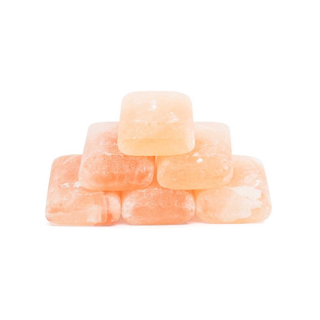 Himalayan Salt Massage Stones - Rectangle - 6pc - Yogavni
