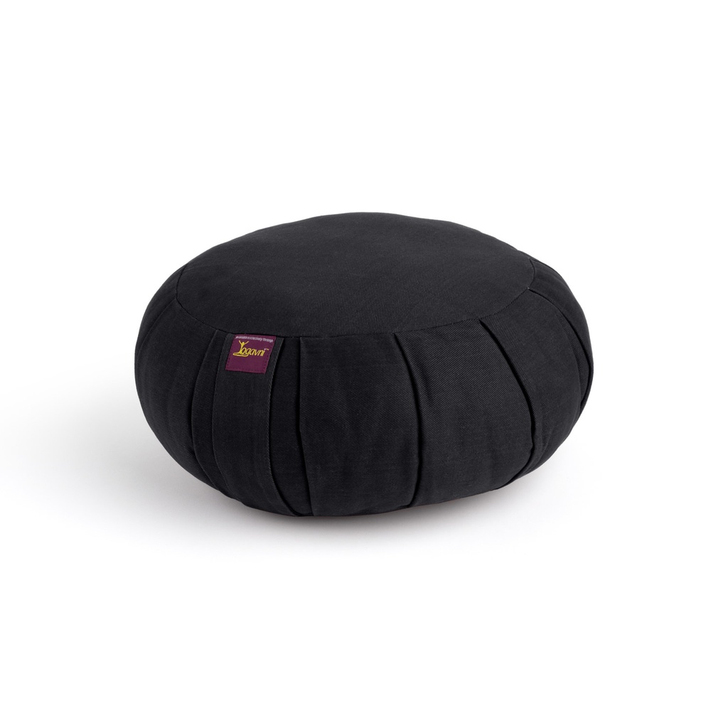 Zafu Cushion - Large Round Cotton Filled - Yogavni
