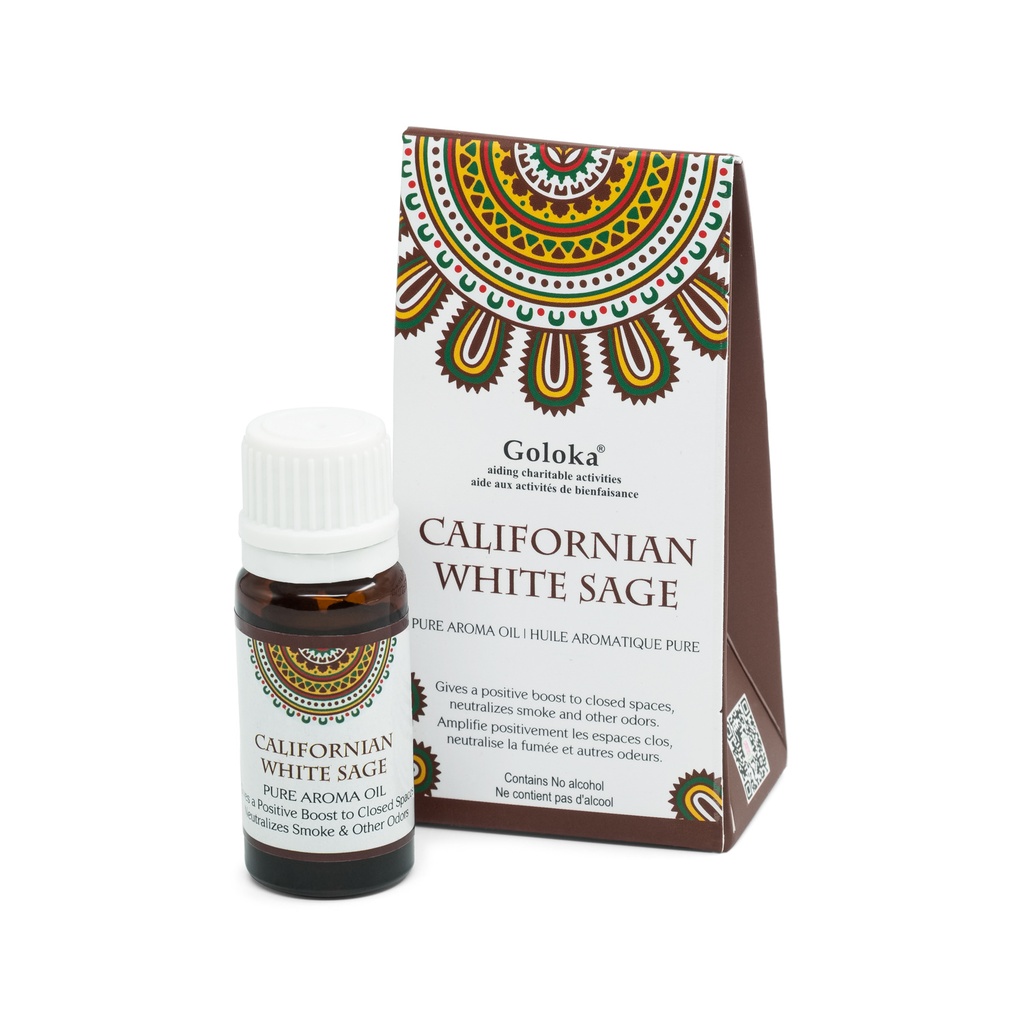 Aroma Oil - Californian White Sage 10ml - Goloka