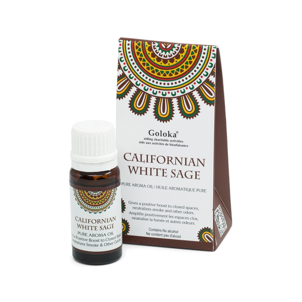 Aroma Oil - Californian White Sage 10ml - Goloka