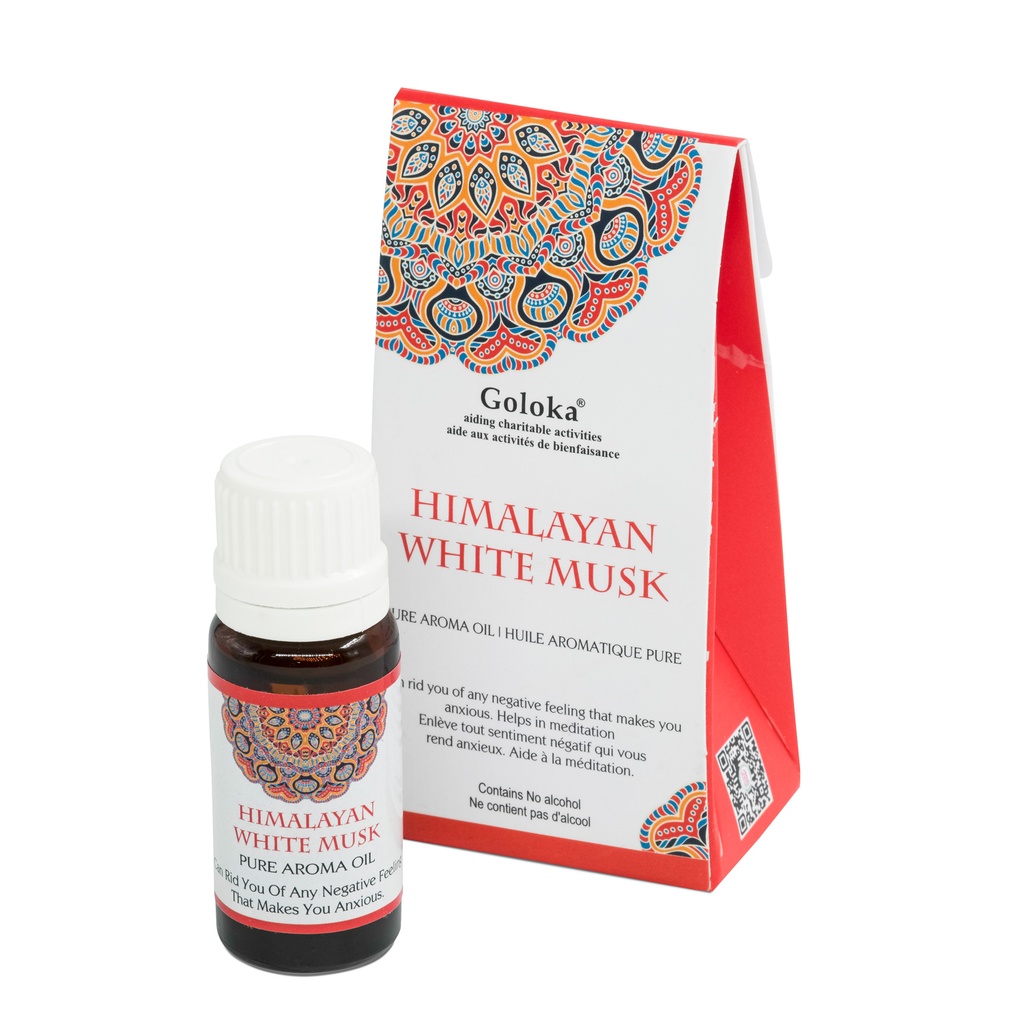 Aroma Oil - Himalayan White Musk 10ml - Goloka