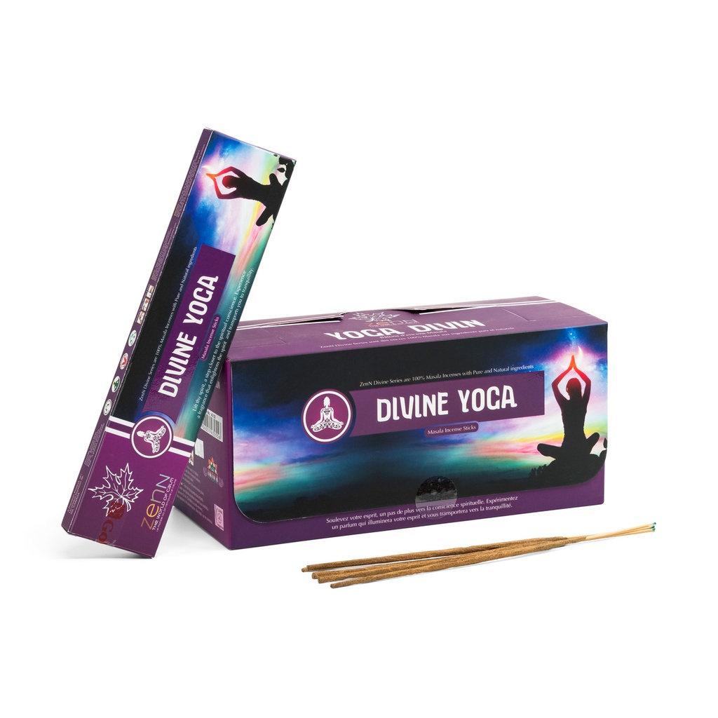 Incense Sticks - Divine Yoga 180g - Zenn