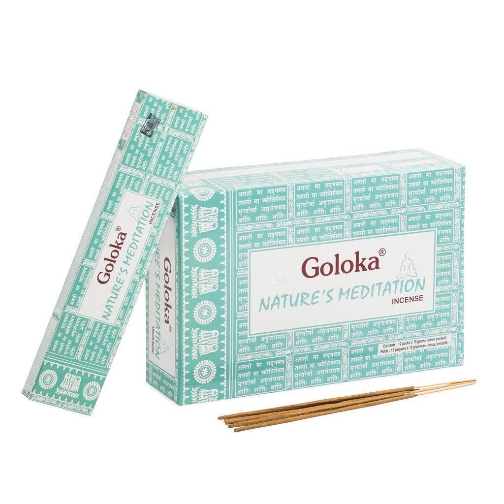 Incense Sticks - Nature's Meditation 180g - Goloka