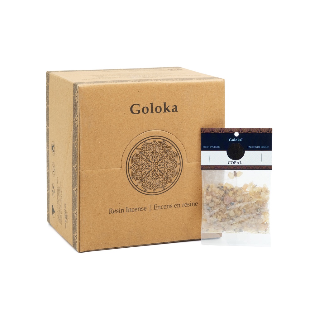 Incense Resin - Copal 0.5oz/15gr Pack - 1pc - Goloka