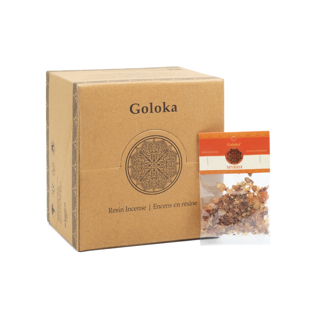 Incense Resin - Myrrh 0.5oz/15gr Pack - 1pc - Goloka