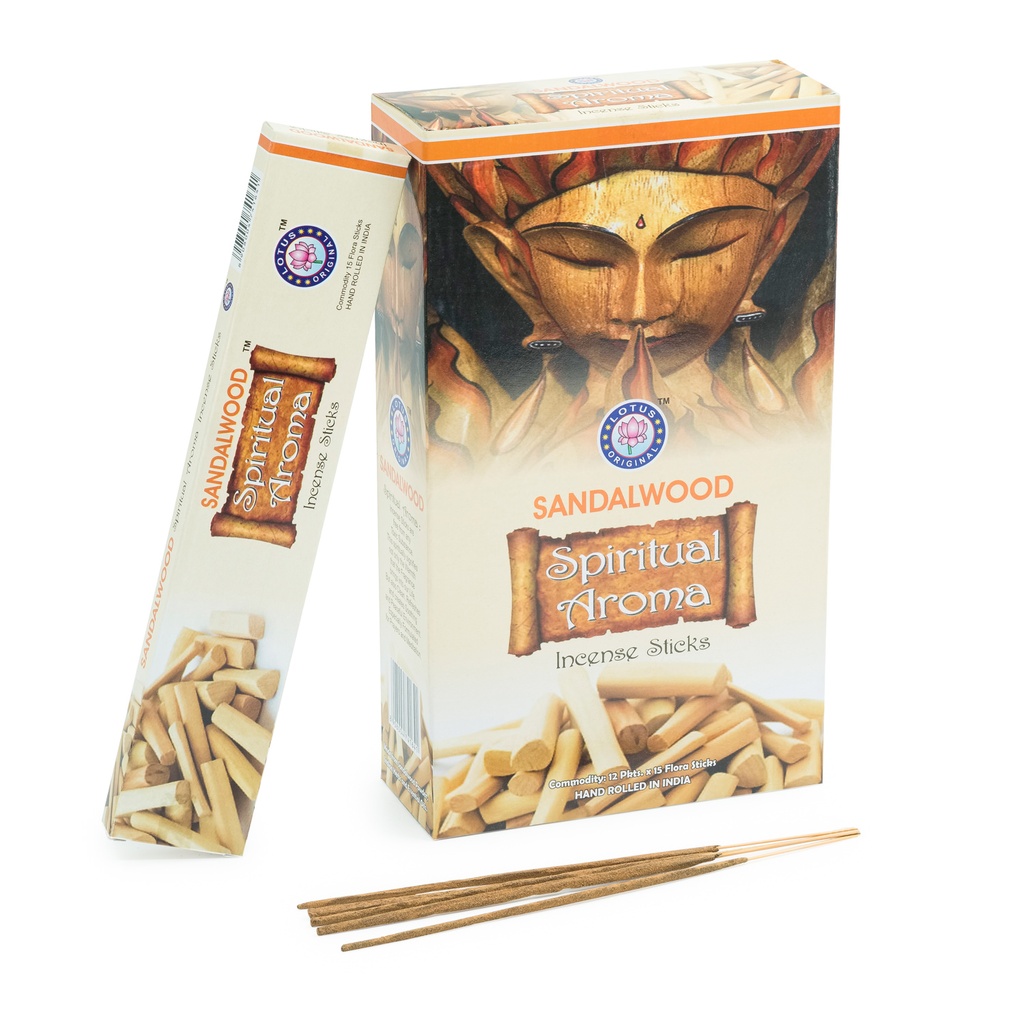 Incense Sticks - Spiritual Aroma - Sandalwood 180g - Lotus