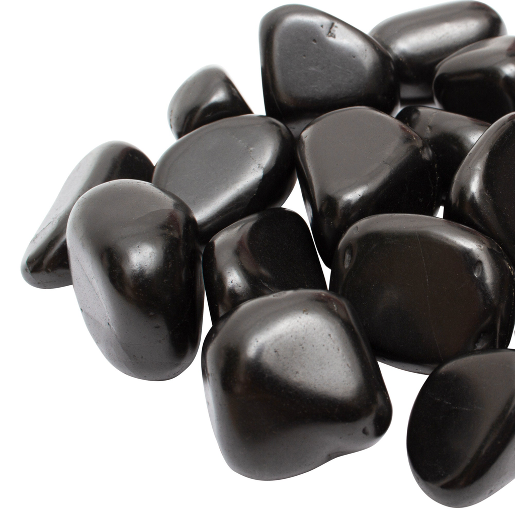 Crystals - Shungite - Palm Stones - 2pc - Yogavni 