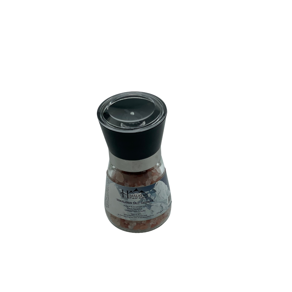 Himalayan Table Salt - Ceramic Blade Grinder and 6.5oz/200gr Salt - 1pc - Yogavni