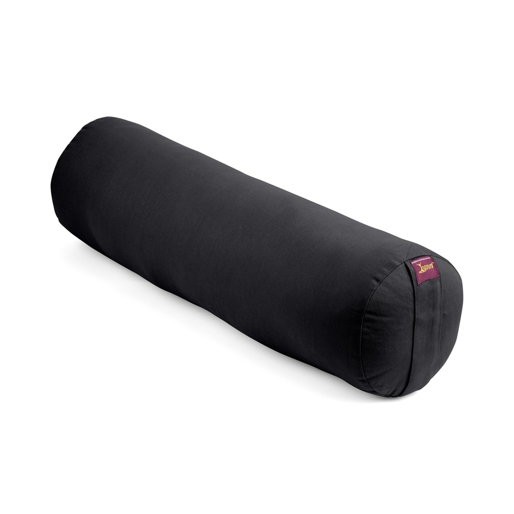 Yoga Bolster - Extra Firm Long Cylindrical Round Cotton Filled - Yogavni