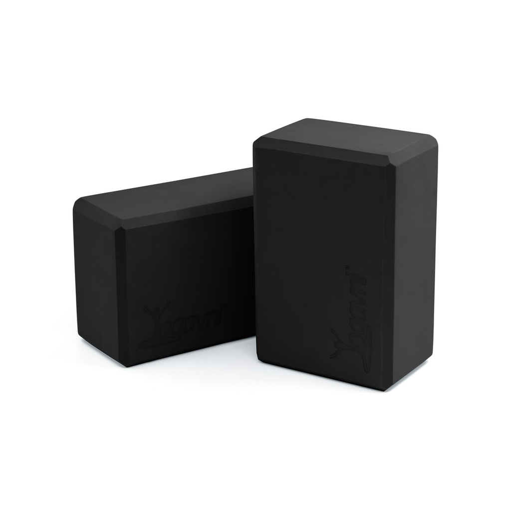 Yoga Blocks - Foam 3in/7.5cm - 2pc - Yogavni