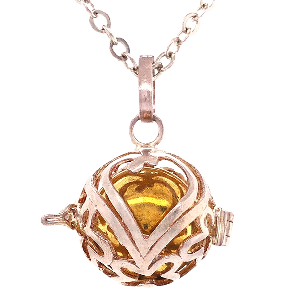 Jewellery Pendant - Heart Design - Silver - Yogavni