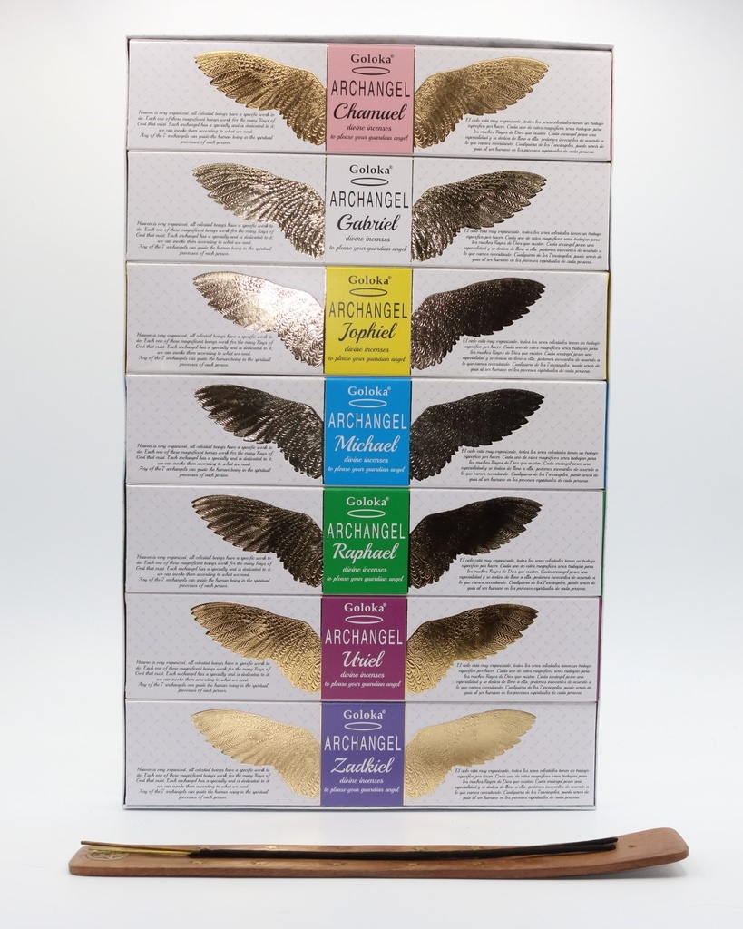Incense Pack - GOLOKA | Archangel 7 | Adjustable Head Burner | 8pc