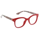 [070747271612] Reading Glasses - Jungle Fusion - Red Zebra - 1pc - Peepers (+1.00)