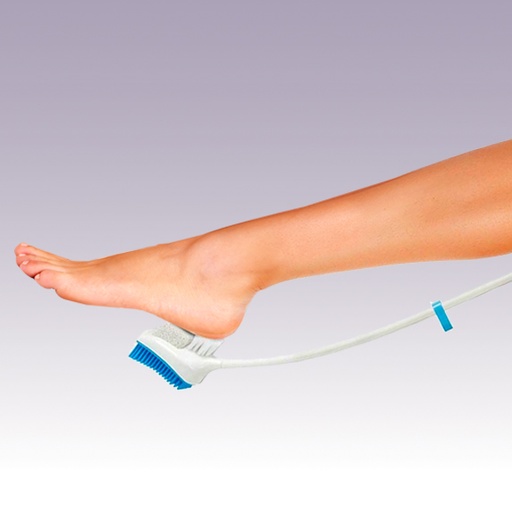 [628949041146] Foot Scrubber - Long Reach 2 in 1- 1pc - Relaxus