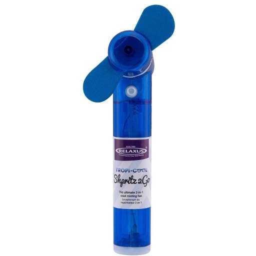 [628949056133] Personal Fan - Shpritz 2 Go 2 - Analog Unit Timer and Amplitude Cap - 1pc - Relaxus