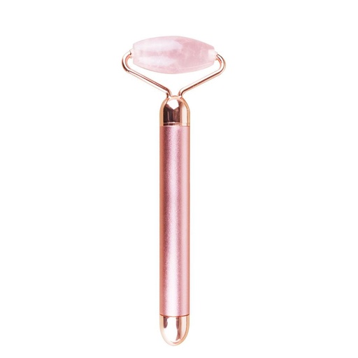 [628949063469] Facial Roller - Rose Quartz Vibrating - 1pc - Relaxus