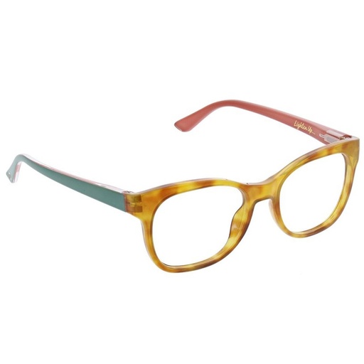 Reading Glasses - Light Bright - Honey Tortoise Green - 1pc - Peepers
