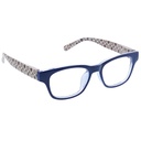 Reading Glasses - Apres Ski - Blue Patchwork - 1pc - Peepers