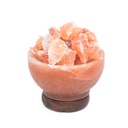 Himalayan Salt Lamp - Fire Bowl Medium 6in/15cm - Yogavni