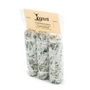 White Sage - Wand Small - 4in/10cm - 3pc - Yogavni