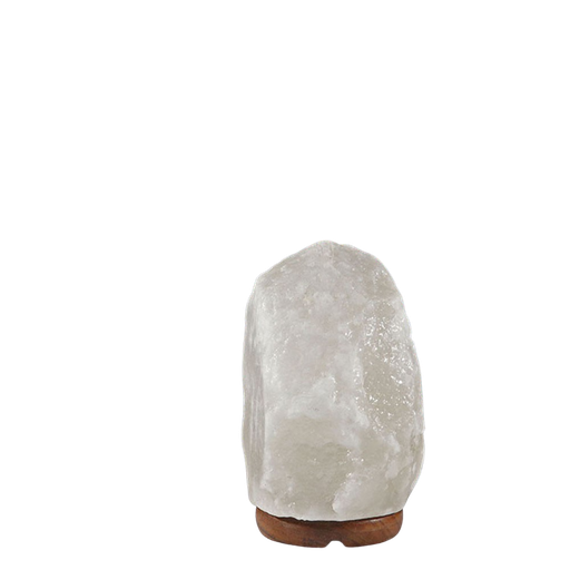 [638872942427] Himalayan Salt Lamp - Natural Shape Rare White 7in/18cm