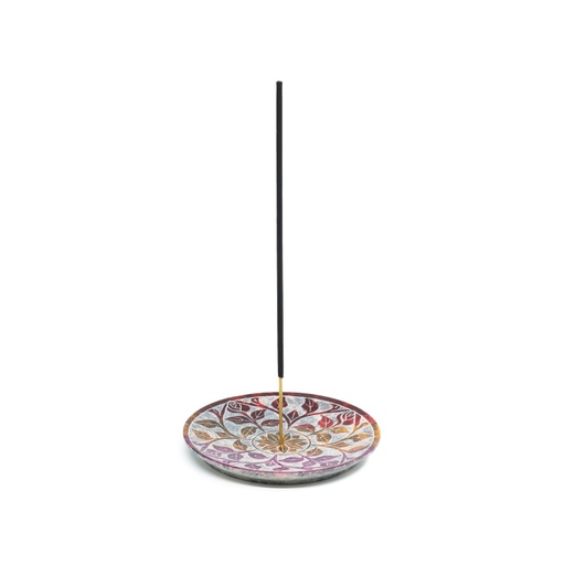 [690847571766] Incense Holder - Floral Design - Zenn