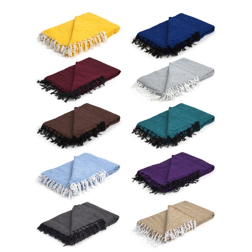 Yoga Blanket - Mexican Deluxe Solid - 1pc - Yogavni