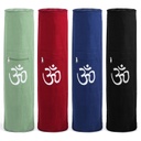 Yoga Mat Bag - Cotton Canvas Zipper Closure Embroidered OM- Yogavni