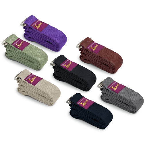 Yoga Strap - D - Ring Buckle 6 ft - Yogavni