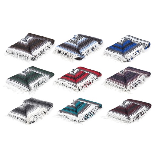 Yoga Blanket - Mexican Regular Stripes - 1pc - Yogavni 