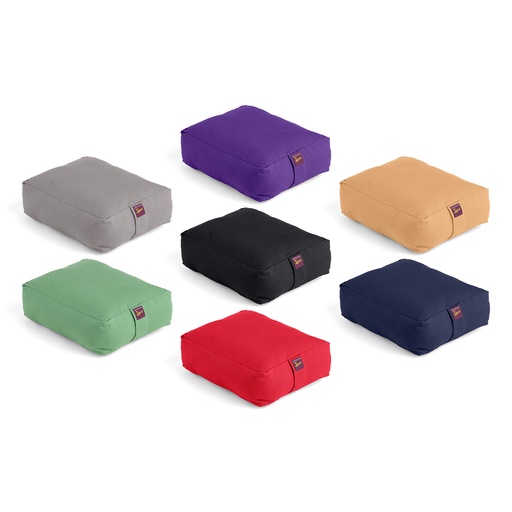 Zafu Cushion - Rectangular Buckwheat Filled - Yogavni