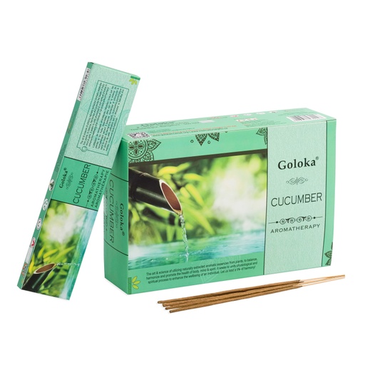 [8906051432246] Incense Sticks - Cucumber 180g - Goloka
