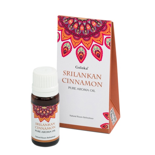 [8906051435490] Aroma Oil - Sri Lankan Cinnamon 10ml - Goloka