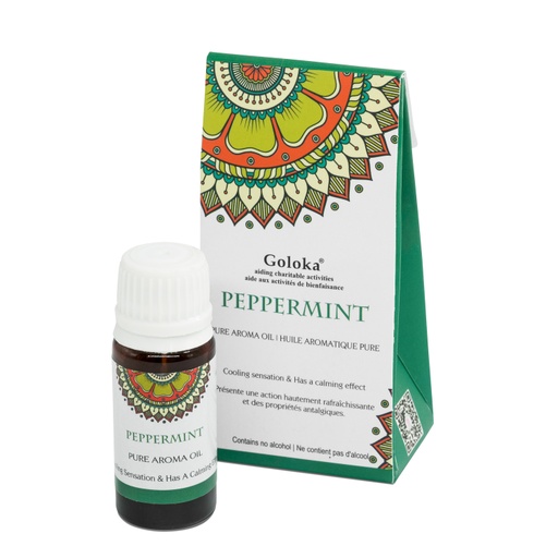 [8906051435827] Aroma Oil - Peppermint 10ml - Goloka