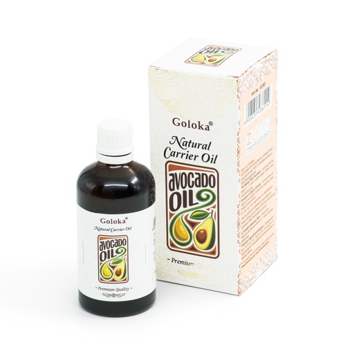 [8906051436114] Carrier Oil - Avocado 3.3oz/100ml Bottle - Goloka 